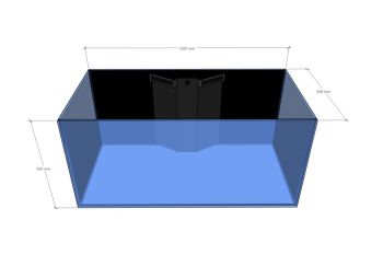 D-D Aqua-Pro Reef 1200 Metal Frame Black Gloss