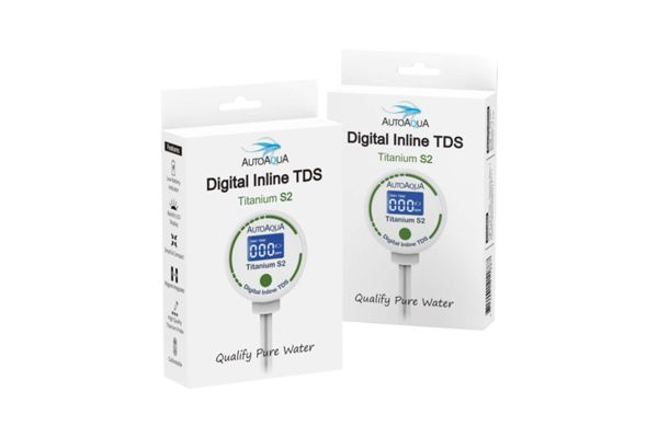 AutoAqua Digital Inline TDS Messgerät - Titanium S2