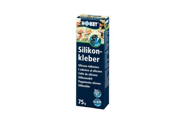 HOBBY Silikonkleber schwarz 75 ml