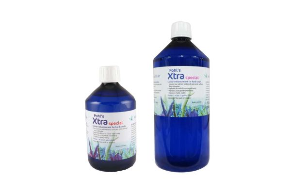 Korallenzucht Pohl's Xtra special Farbschub für nährstoffarme Becken und blasse Korallen