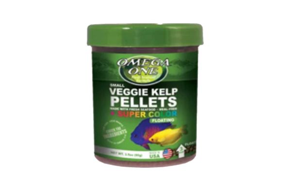 Omega One Small Veggie Kelp Pellets + super color