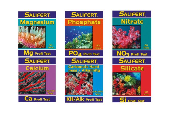Salifert Mg,Ca,PO4,NO3,KH/Alk,Si Test Kit