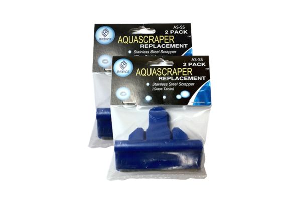 D-D 2x stainless steel replacement blades for Aquascraper