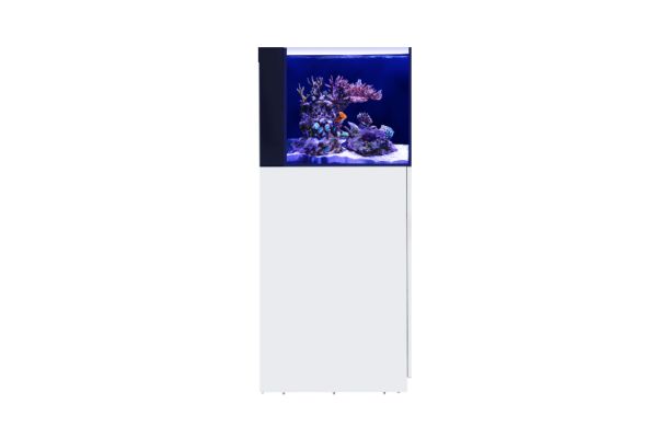 Red Sea Desktop Peninsula (tank with cabinet) White