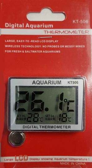 Genauigkeit bis zu 0,1 Grad Gold KESOTO Digital LCD Aquarium Thermometer Kühlschrank Wasser Thermometer für Aquarium und Vivarium 